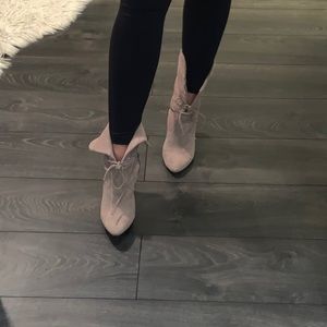 Grey Booties- can be worn 2 ways